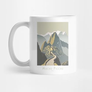 Majestic Machu Picchu Peru Travel Poster Mug